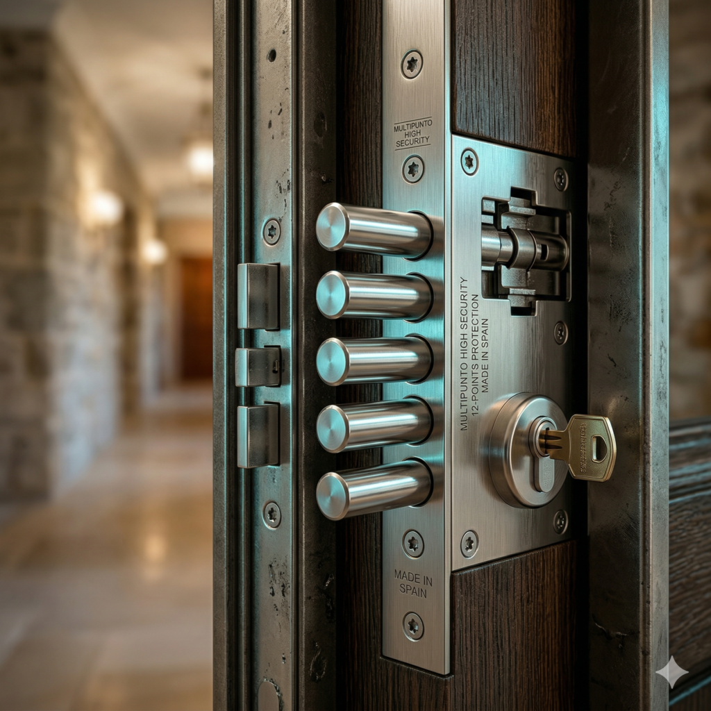 Cerradura multipunto de alta seguridad tradicional Apalock